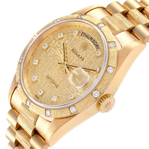 rolex president yellow gold|Rolex presidential gold white face.